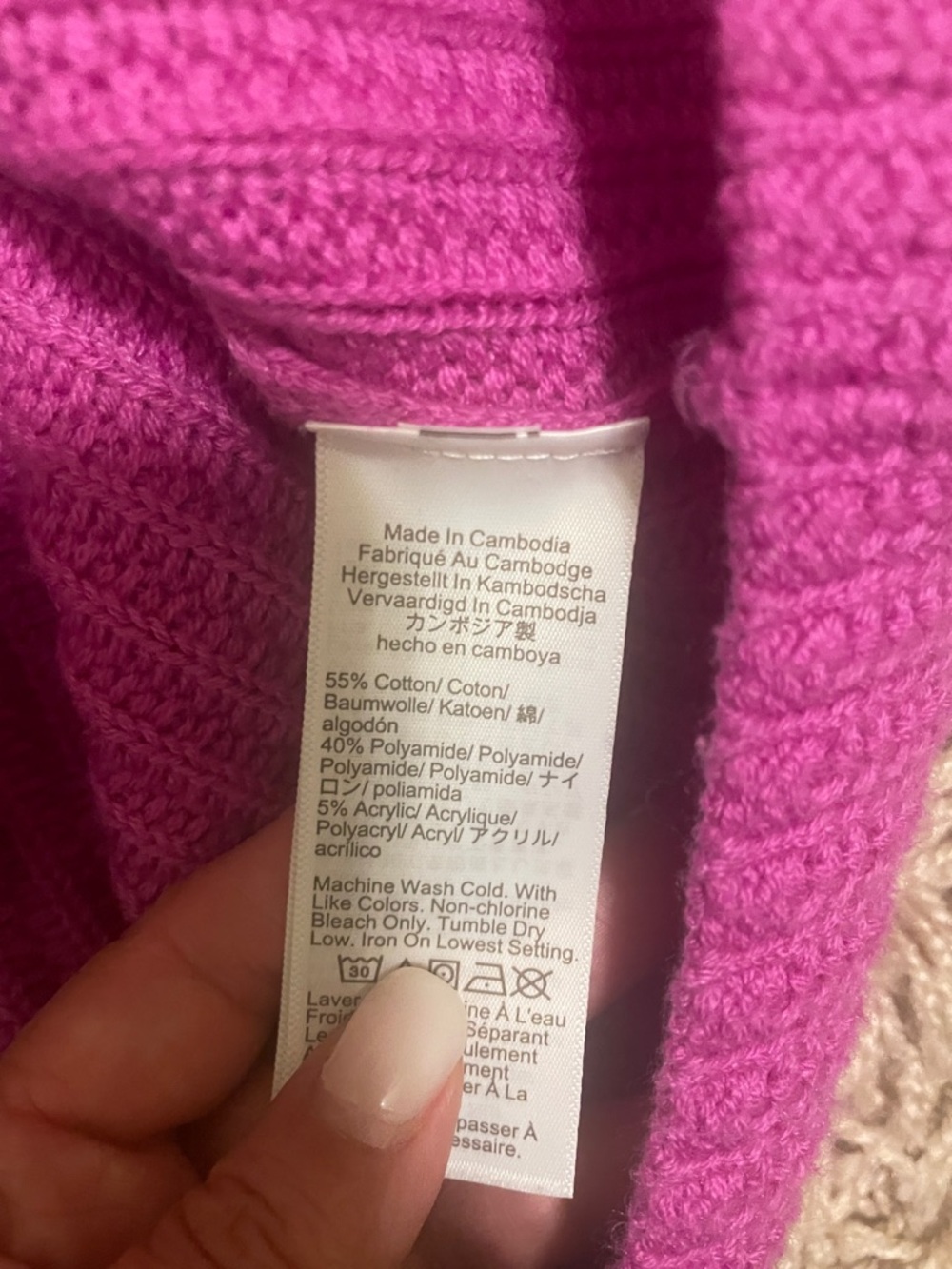 J.Crew Magenta Knit Sweater - Picture 4 of 4